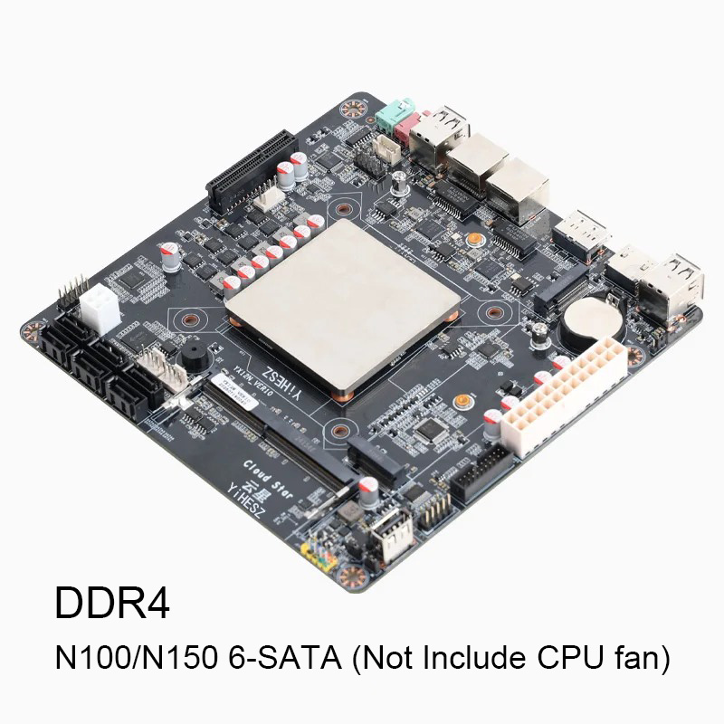 6-Bay N100/N150 NAS-Motherboar – Nas Motherboard N100 6 Sata Bewertung und Preis