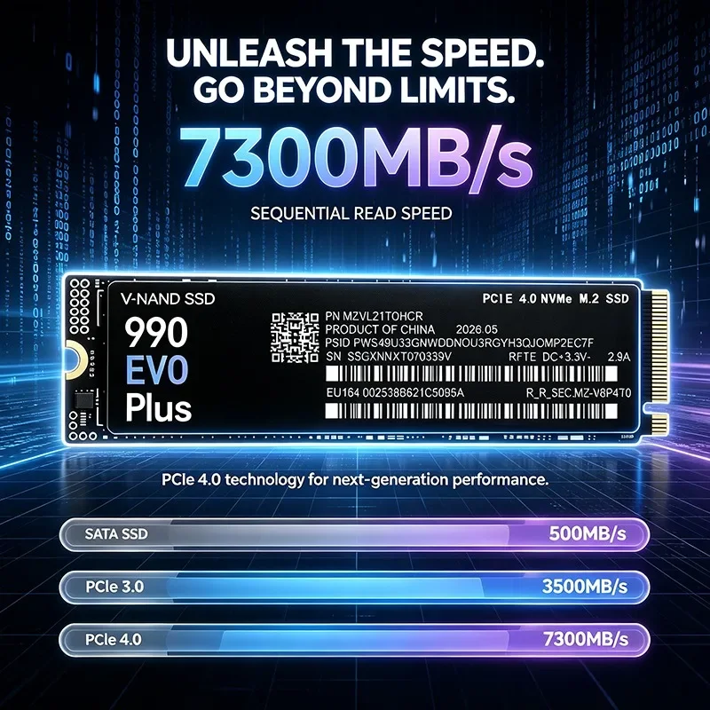 High-Speed 990 EVO Plus M.2 22 – M.2 Nvme 4Tb Pcie 4.0 Ssd Bewertung und Preis