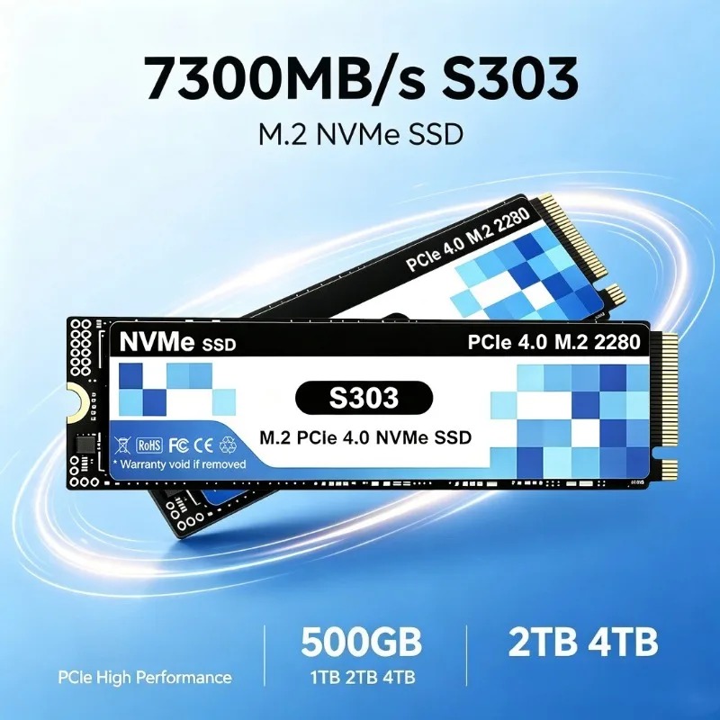 S303 M.2 NVMe Interne SSD 500G – M.2 Nvme 4Tb Pcie 4.0 Ssd Bewertung und Preis